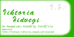 viktoria hidvegi business card